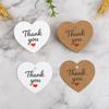100pcs Heart Shaped Cards Valentine's Day Tags Hanging Decoration DIY Crafts Gift Labels White Red Paper Hand Gift Hanging Tag