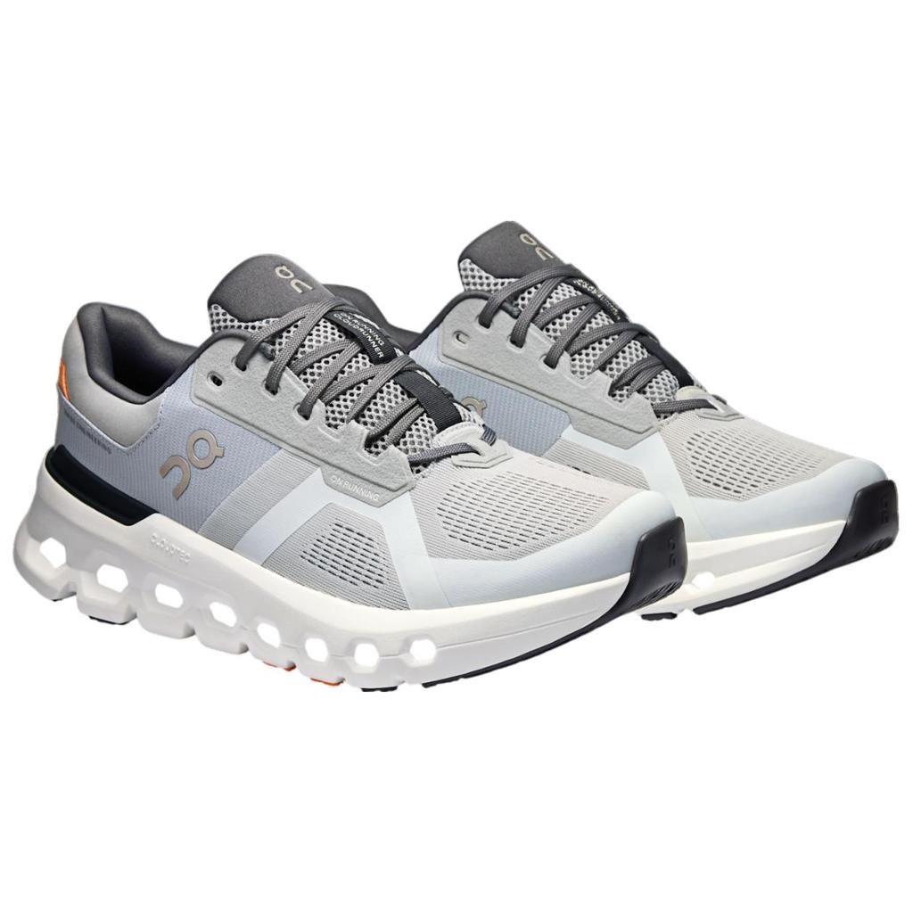 On Cloudrunner 2 Comfortable Fashiable Durable Breathable Low-Top Running Shoes Men Sneaker Gray White 3ME10142880
