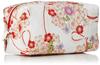 Wa KOMONO Komon Kobo Uni Made in Futago Chirimen Japanese Pattern Extra Large Balloon Pouch Free Size (0114-5) Seni, Japan, [Sakura Knot, White],