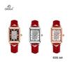 Oushijia New Square Diamond Women's Roman Minimalist Tonneau Quartz Watch