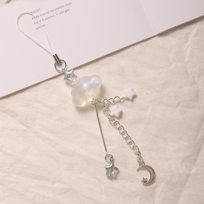 Popular Cloud Pentagram Tassel Goben Card Book Pendant Bag Lanyard Mobile Phone Lanyard Keychain Pendant
