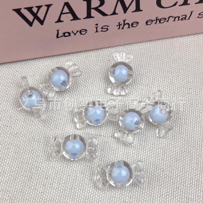 10mm Transparent Colored Candy Acrylic Beads for DIY Jewelry Making