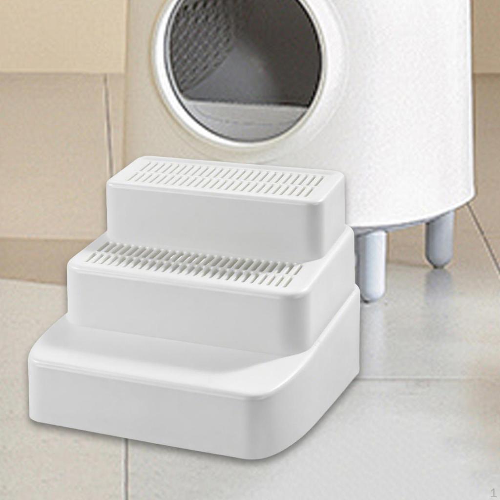 3 Level Cat Litter Stair Ramp Disassembled for Senior Cats Multifunctional 28x28x21.8cm Accessories