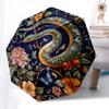 1pc Snake, floral, nature Umbrella with Plastic Handle,Compact & Stylish,Suitable for All Seasons YS331053