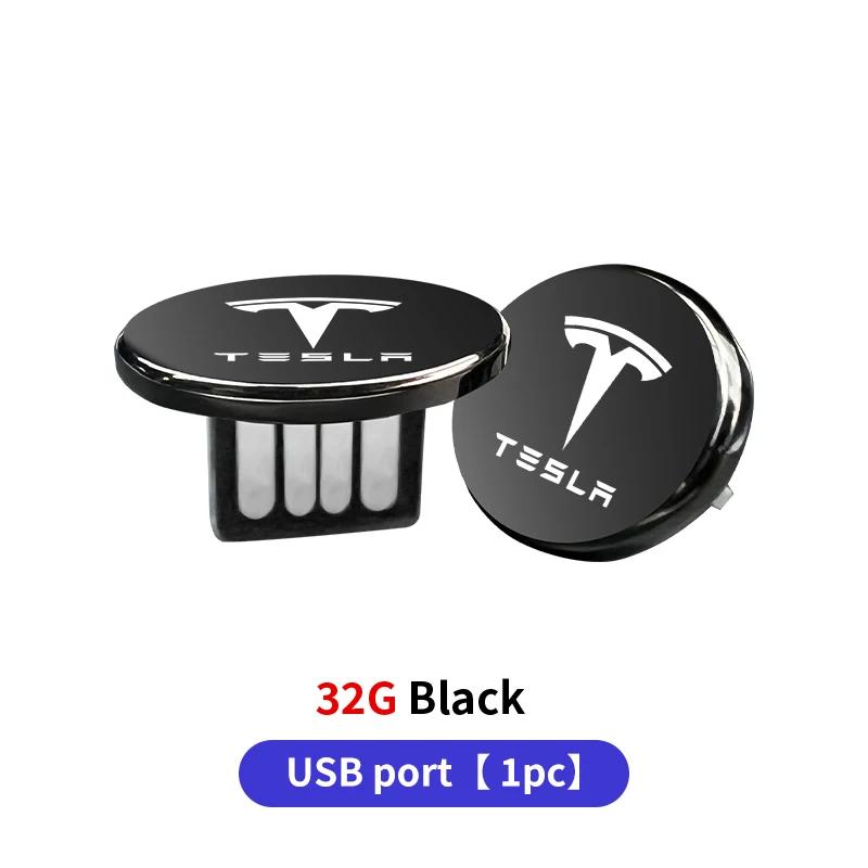 Samolepka na auto USB flash disk pro auto Tesla přenosný mini typ C USB flash disk paměťový klíč Příslušenství do interiéru auta pro Tesla Model 3 Model