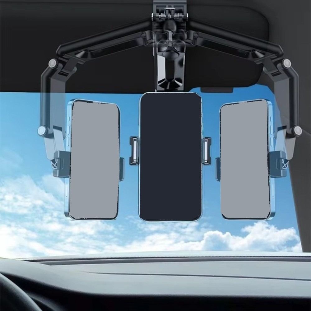 Universeller Sonnenblenden-Handyhalter Multifunktionaler Navigationshalter Fahrzeughalterung