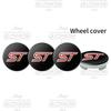 4Pcs Car Styling ST Emblem Wheel Center Hub Cover Sticker Rim Badge Accessories For Ford Focus Fiesta MK2 3 4 5 Kuga Mondeo Edge CVV1