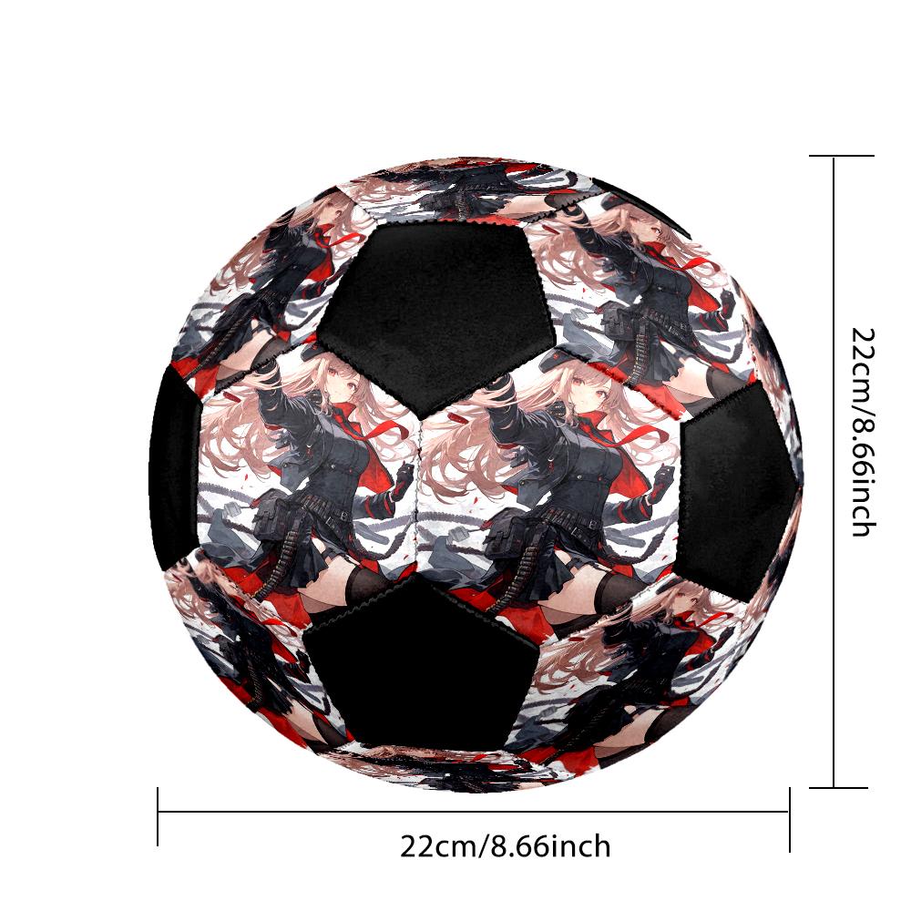 Pallone da Calcio Colorato Cucito a Macchina PVC Misura 5 Pronto per Allenamento di Squadra e Competizione Resistente Alto Rimbalzo Raffreddamento Regalo Sportivo