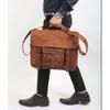 Leather Travel Messenger Office Crossbody Bag Laptop Briefcase College Satchel Computer Best Bag for Men and women