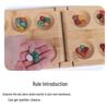 Pine Wood Gemstone Mancala Board: Educational Toy for Spatial Thinking