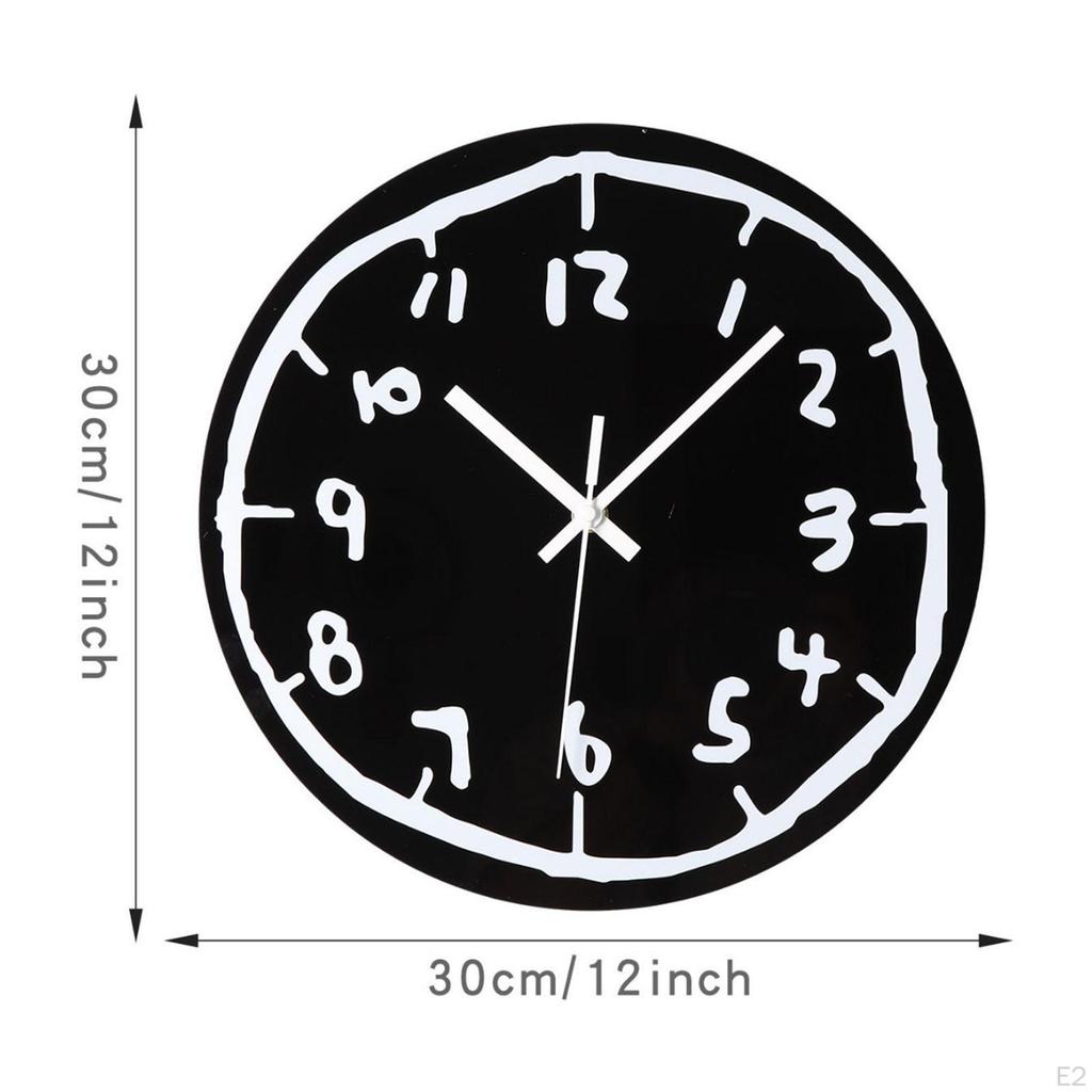 Nordic Resin Knight Figurine Sculpture And Modern Acrylic Wall Clock Minimalist Art Ornament for