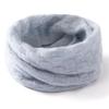 100% Pure Cashmere Plaid Neck Warmer - Thick, Warm, Knitted Scarf
