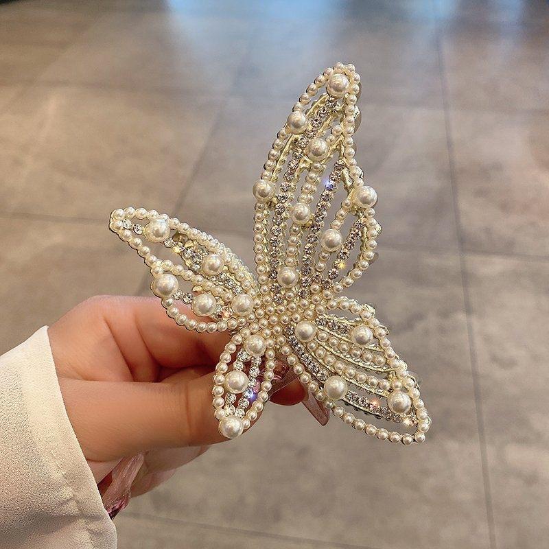 Alloy Womens Back-of-Head Grabber Large High-End Hair Claw Clip Summer 2026 Shark Clip Headpiece Japan and Korean Style