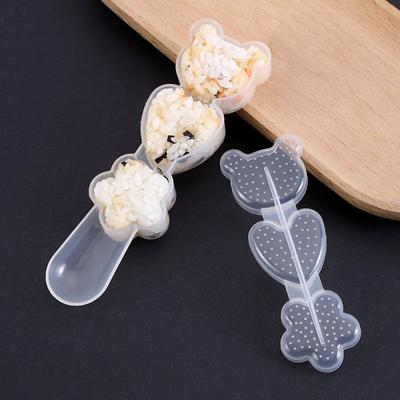 Sushi-Reisbällchenform, Shaker-Form, DIY-Sushi-Maker, transparente Abdeckung, sphärische Sushi-Onigiri-Form, Bento-Herstellungsform, Küchenwerkzeuge