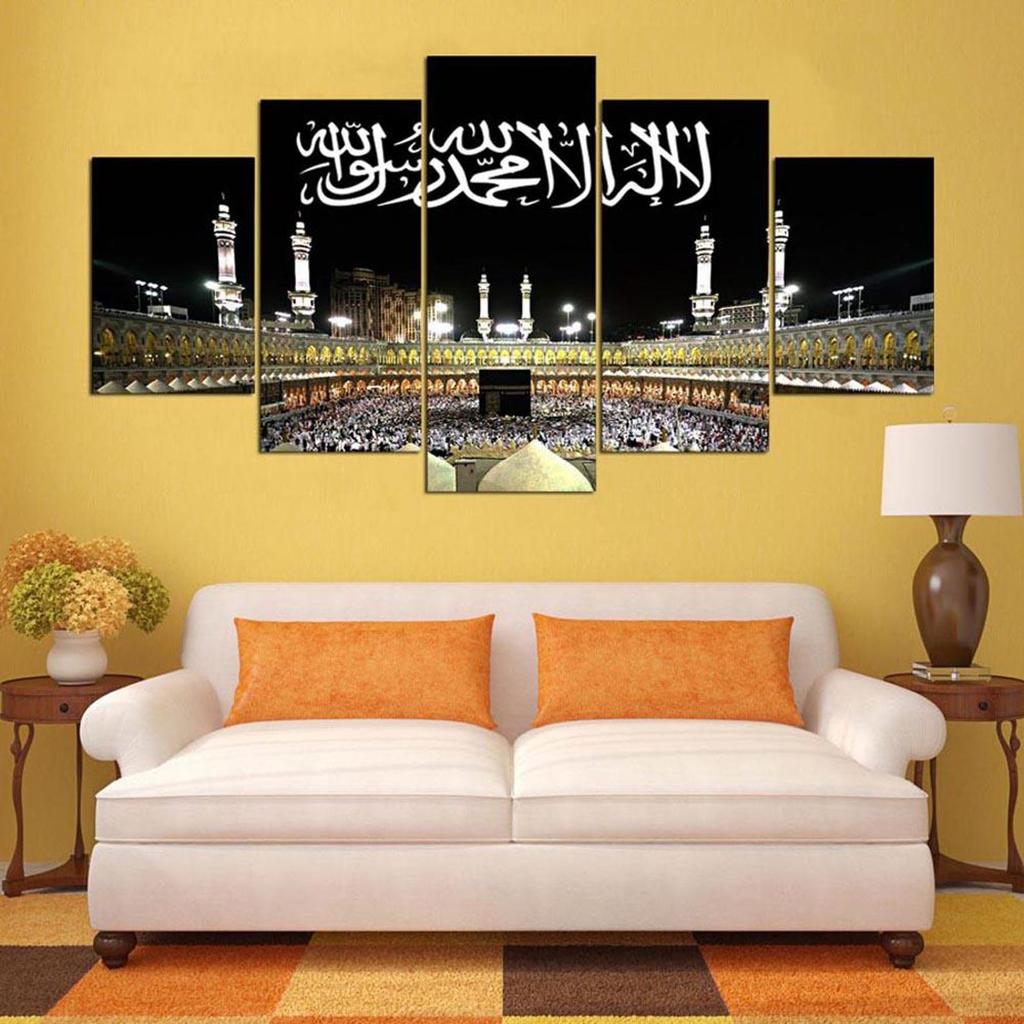 Large 5 Panel Canvas Wall Art For Home Wall Decor