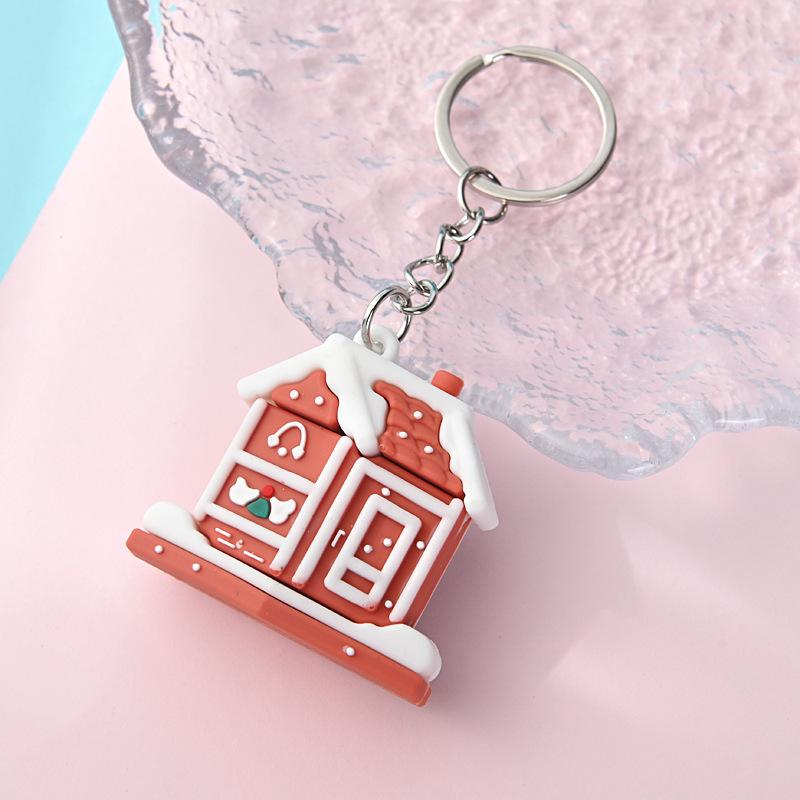 Детские подарки Рождественский брелок в виде лося со снеговиком Подвеска Счастливого — фото 6