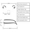 Magnifying Presbyopic Glasses Eyewear Reading 160% Magnification to See More and Better Magnifier Portable