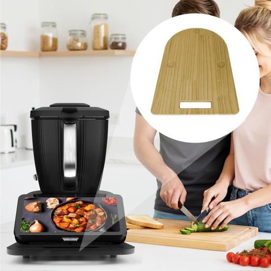 Podložka pro mixér Thermomix TM7 Posuvná podložka Protiskluzová podložka s gumovými kolečky a zajišťovacími klipy Snadno pohyblivé příslušenství