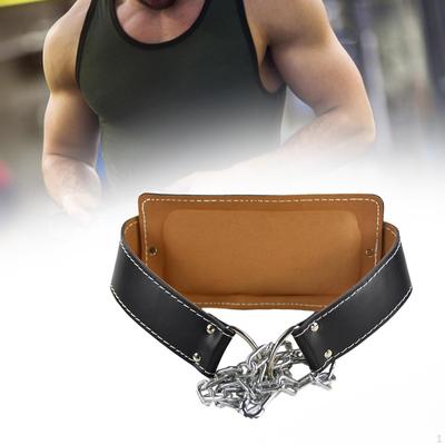 Curea de haltere Sală de gimnastică Lifting Antrenament Accesoriu Echipament de fitness cu Lanț Suport pentru talie pt