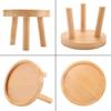 Minimalist Bamboo Plant Stand For Small Plants And Kids Room Decor