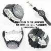 Swatch X OMEGA Exclusive Rubber Strap with D-Buckle (Black)