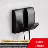 YUNJIEYA Folding Door Hooks Towel Hanger Nail Free Punch Wall Rack  Hook Coat Clothes Holder for Bathroom Kitchen Accessories