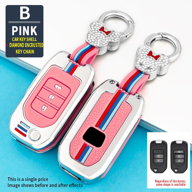 Honda Car Key Cover for CRV, Lingpai, Binzhi, XRV, Fit, Civic, Accord, Spirior