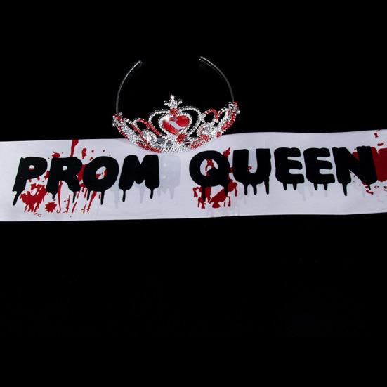 Набір костюма привида нареченої на Хелловін Готичне весільне вбрання з букетом і короною Аксесуари для зомбі-перевдягання для вечірок, заходів