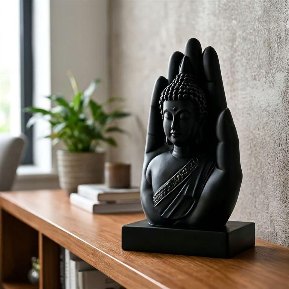 Drukowanie 3D Statua Buddy na Dłoni Ręczne Rzeźby Buddy Statua Buddy w Dłoni Salon