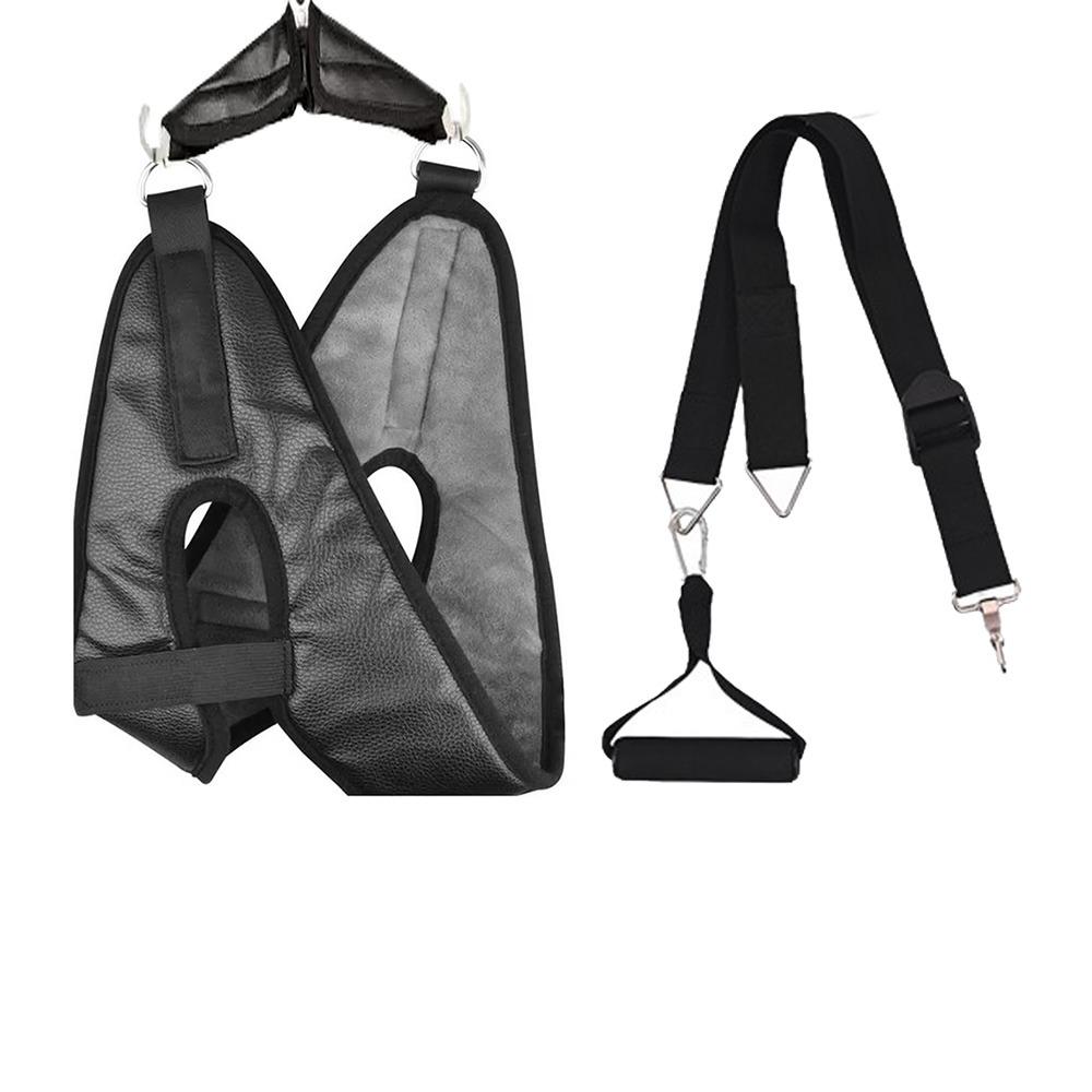 

Soft Belt Cervical Neck Traction Device Adjustable Hanging Neck Traction Frame Men чёрный