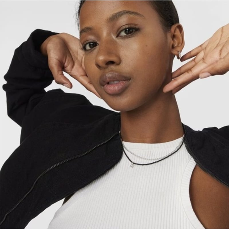 TOUS TOUS Silver Bold Bear Necklace Onyx Bear Charm/Silver BoldBear N onyx bearcharm/Necklace/311562500