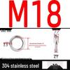Verdickte 304/201 Edelstahl-Federring Elastischer Abstandshalter M3-M24