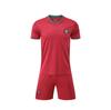 26-27B Portugal Home Court (red Pants) National Team Football Jersey Children's Jersey Children's Clothing Adult Size 14-3XL
