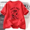 Retro Dont Duck with Me Meme Tshirt Funny Duck Sarcastic TShirt Adult Humor Tee Shirt Cotton Short Sleeve Round Neck Tees