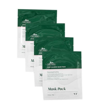 4 Piece Set Korea Soothing Effect Cica Calming Mask Pack 4 Pieces