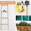 Rust-proof Water Hose Storage Rack Iron Metal Garage Wall Hooks  for Air Hydraulic Hose
