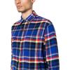 Polo Ralph Lauren Plaid Polo Collar Single-Breasted Long Sleeve Curved Hem Shirt Men Shirts Blue 710918882-001
