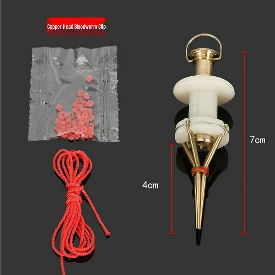 

Скидка для новичков: Резинка для крупных частиц Клипса для красного червя Инструмент для насадки рыболовной приманки