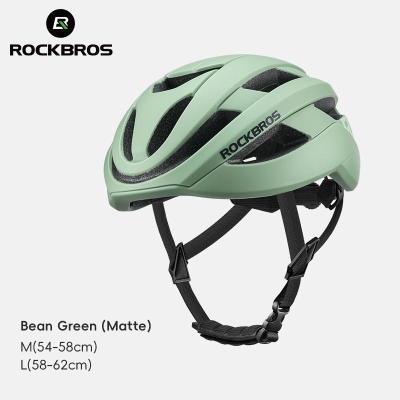 ROCKBROS Fahrradhelm Ultraleicht Radfahren Sicherheit Straße Berg Fahrradhelm Verstellbar Integral geformt Outdoor Straßenhelm