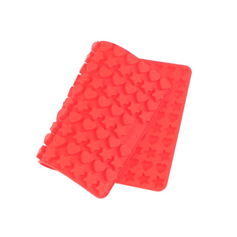 1Pc Multicavity Star Love Shape Silicone Molds Diy Chocolate Candy Tray For Biscuit Treat Candy Gummy Cookie Baking Tool