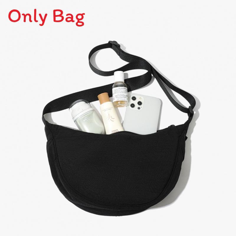 Piccola Borsa a Tracolla in Tessuto Oxford per Donna con Chiusura a Zip e Tasca per Carte per Uso Quotidiano