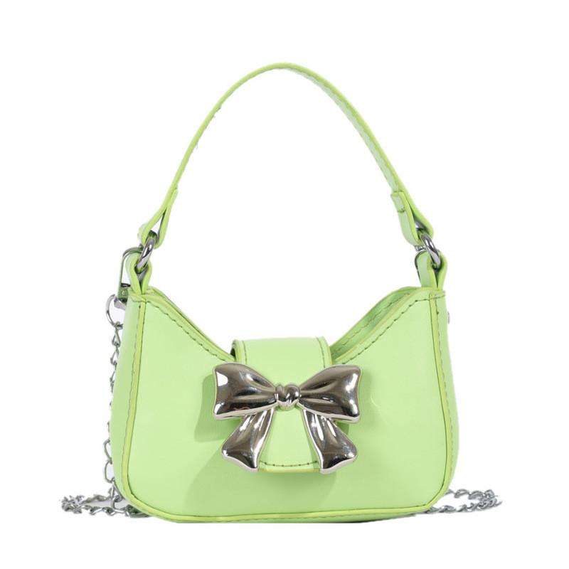 Decoration Bow Mini Handbag Outdoor Trendy Shoulder Bag Womens Crossbody Bag