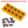 10 шт. AOMT123608PEER-M VP15TF Фреза зі змінними пластинами Твердосплавні леза C#