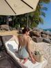 2025 Stylish Women's Sexy One-Piece Swimsuit: Pure, Desirable Style, Slimming, Tummy-Concealing, Perfect for Beach and Hot Springs