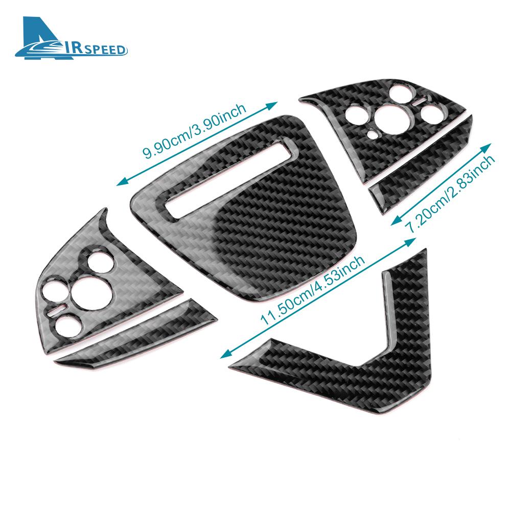 Real Soft Carbon Fiber Steering Wheel Frame Sticker For Tesla Model 3 Highland 2025 2025-up Trim Car Accessories