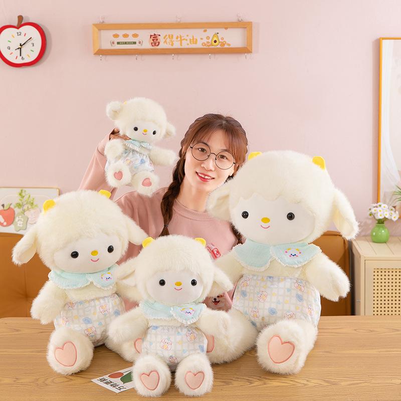 Flower Clothes, Lamb Dolls, Plush Toys, Children's Throw Pillows, Doll Grabbing Machine, Exchange Gifts