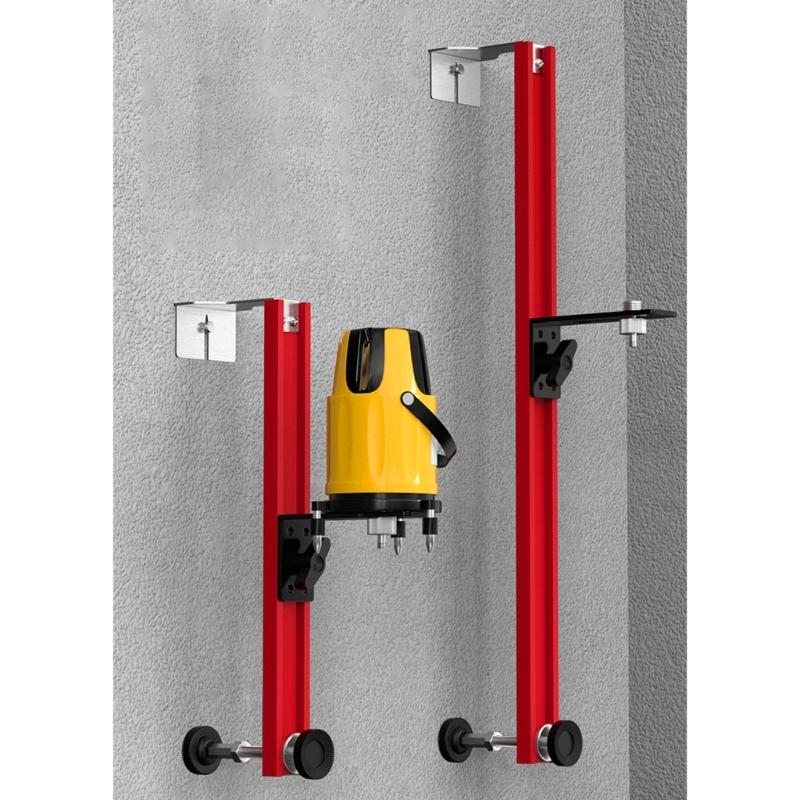 Wall Mount Level Bracket Adjustable High Precise Aluminum Alloy Suitable for Home Renovations and Construction Projects