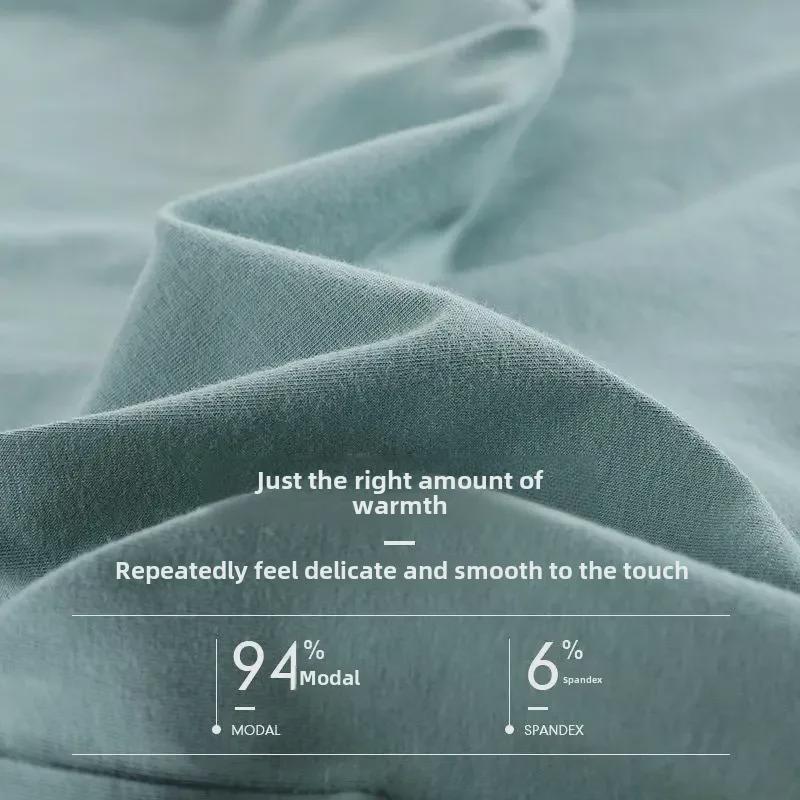 Zhuojia Women's Modal Thermal Underwear Set - Slim, Sexy, Ultra-Thin, Tight-Fit Autumn Top & Bottom.