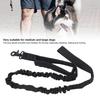 Heavy Duty Bungee Dog Leash Elastic  s Rope with 2 Padded Control Handles for Military Dog Training Night Walking