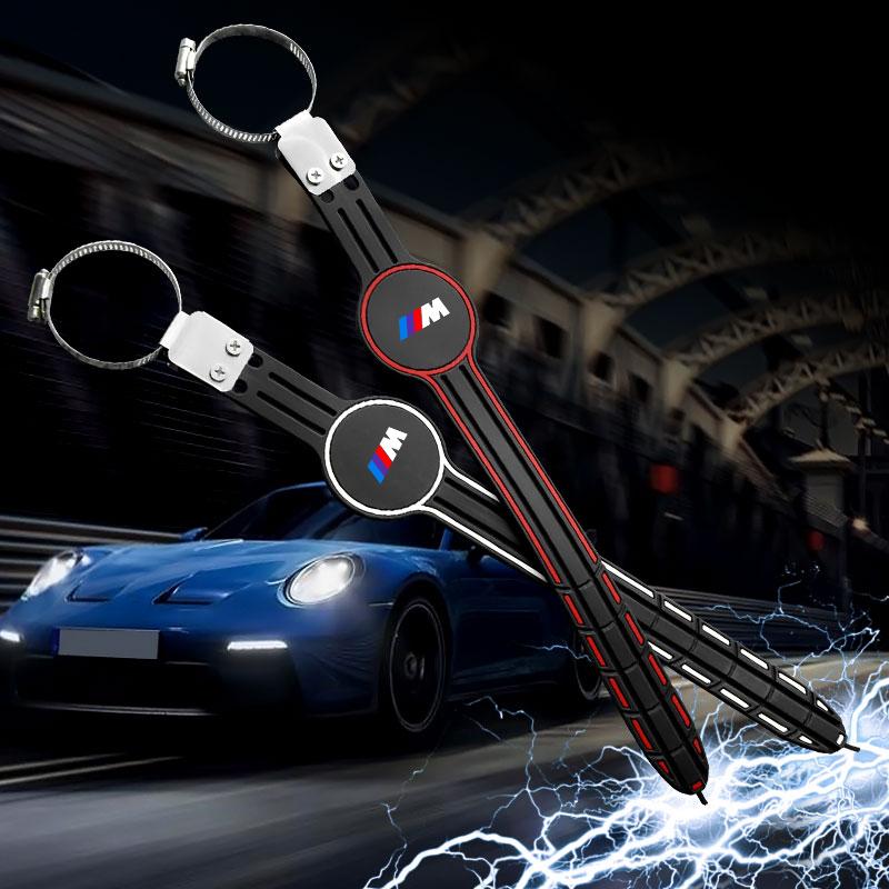 1Pcs M LOGO Car Anti-static Belt Grounding Car Safety Driving Tools For BMW X7 X3 X4 X5 X6 3 4 5 6 7 Series Z4 M M3 M5 M6 E38 E39 E46 E53 E60 E61 E64